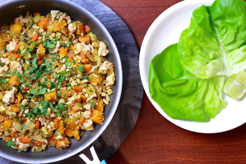 Curried Chicken ButterLettuce Wraps Salt & Light Functional Nutrition