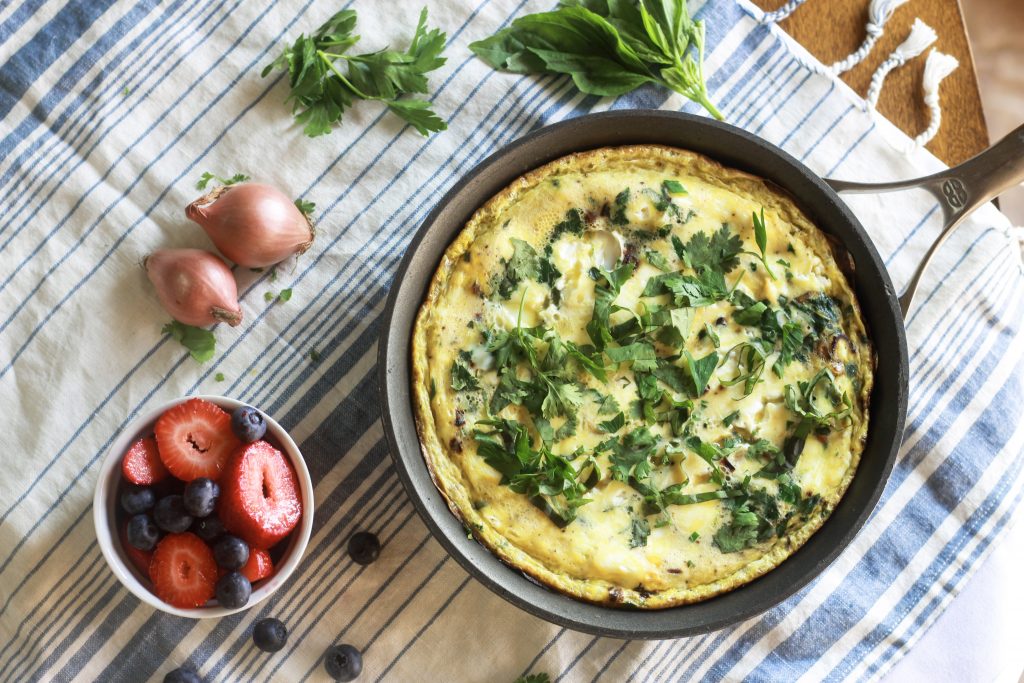Fresh Herb Frittata Salt & Light Functional Nutrition
